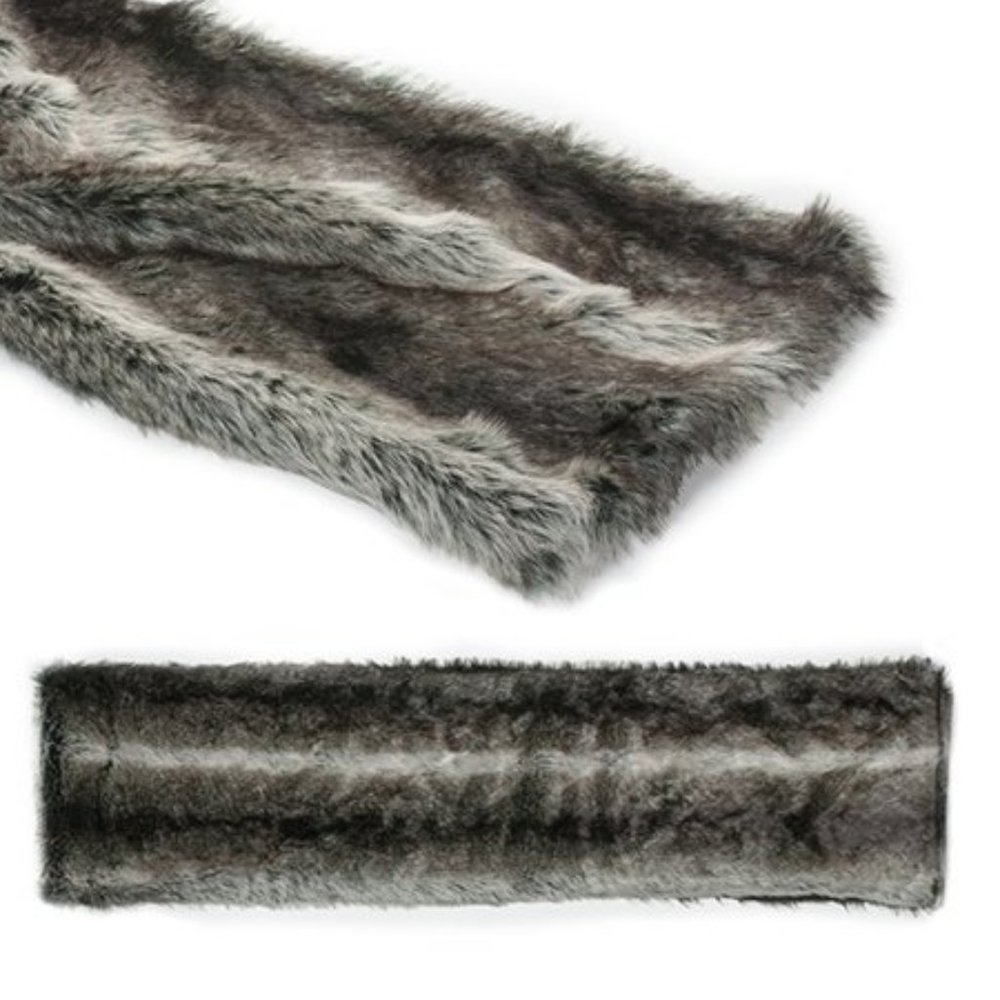 Faux fur table runner